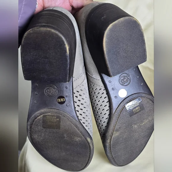 Lucky Brand Bohemian Cabincore Beige Suede Perforated Ankle Booties 8.5M - Picture 8 of 13